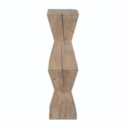 Colonne en pin, hauteur 120 cm COL120, 22 × 22 × 120 cm, vue officielle 2. Autres meubles et décoration vendus séparément.