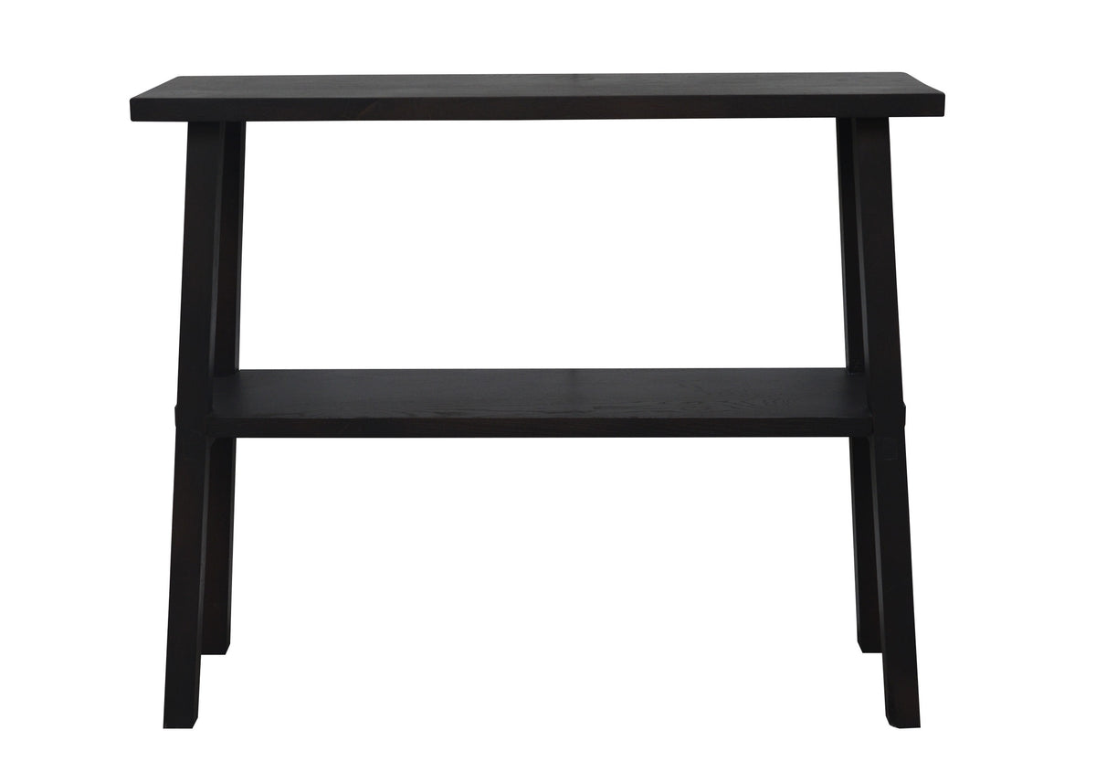 Console Anatole en chêne recyclé D818C, 100 × 30 × 85 cm, vue fabricant 1. Autres meubles et décoration vendus séparément.