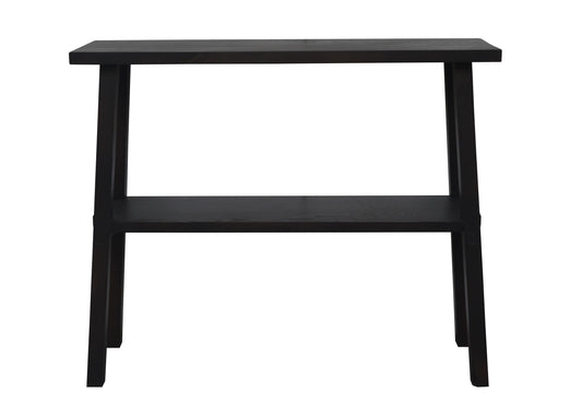 Console Anatole en chêne recyclé D818C, 100 × 30 × 85 cm, vue fabricant 1. Autres meubles et décoration vendus séparément.
