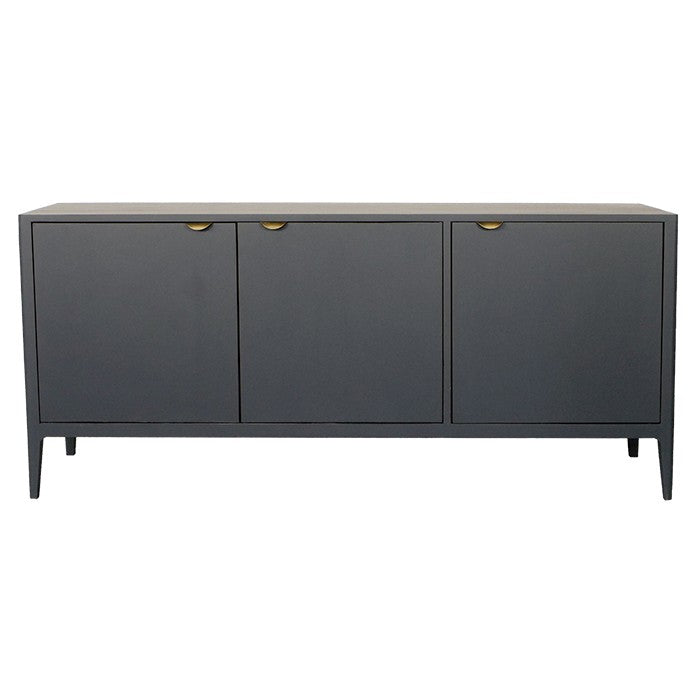 Buffet Ernest en pin D886, 180 × 45 × 80 cm, vue officielle 1. Autres meubles et décoration vendus séparément.