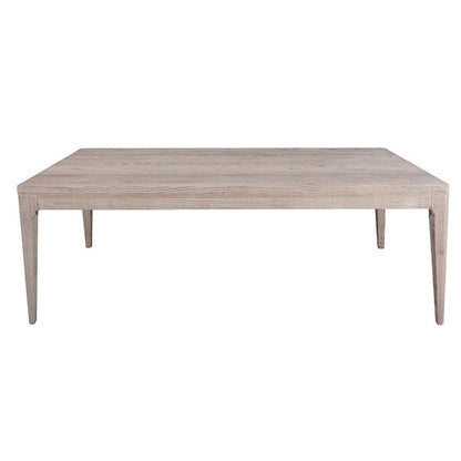 Table basse Ernest en pin D887, 120 × 60 × 40 cm, vue officielle 6. Autres meubles et décoration vendus séparément.