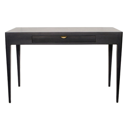 Bureau Ernest en pin D888, 120 × 52 × 77 cm, vue officielle 1. Autres meubles et décoration vendus séparément.