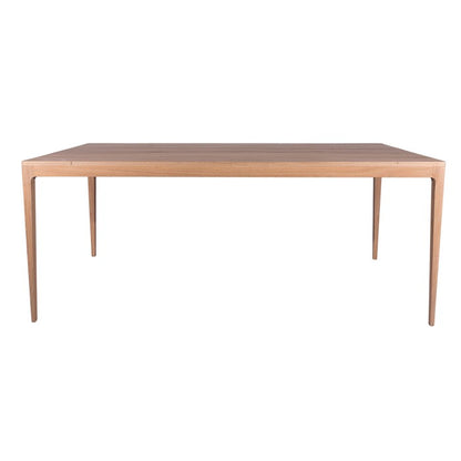 Table Ernest D892C en chêne, 140 × 90 × 76 cm, vue officielle 1. Autres meubles et décoration vendus séparément.