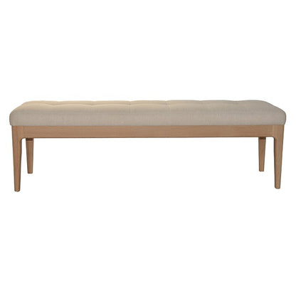 Banc Ernest en chêne DT73, vue officielle 2. Siège vendu à l’unité.