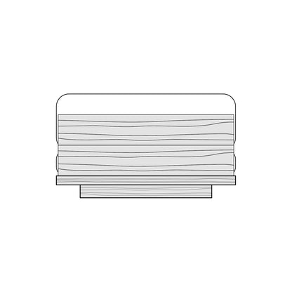Module de canapé Pure DT69, vue fabricant 4. Autres éléments vendus séparément.