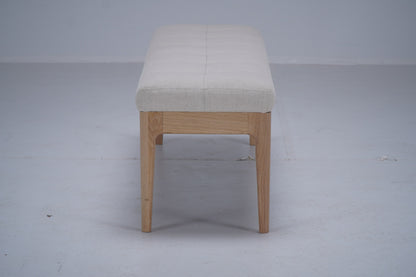 Banc Ernest en chêne DT73, vue officielle 6. Siège vendu à l’unité.