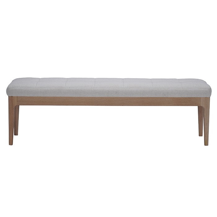 Banc Ernest en chêne DT73, vue officielle 1. Siège vendu à l’unité.