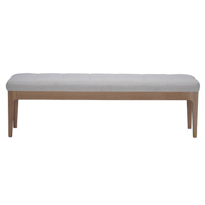 Banc Ernest en chêne DT73, vue officielle 1. Siège vendu à l’unité.