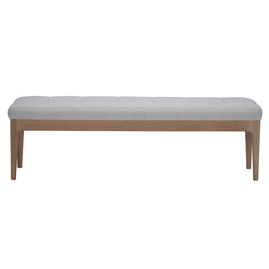 Banc Ernest en chêne DT73, vue officielle 1. Siège vendu à l’unité.