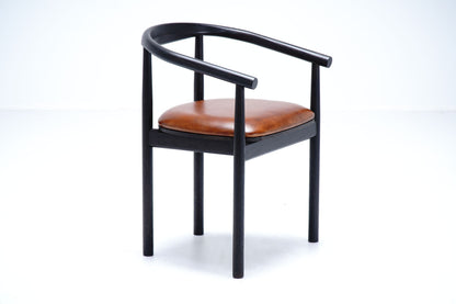 Chaise Serenity en chêne DT78, vue officielle 4. Siège vendu à l’unité.