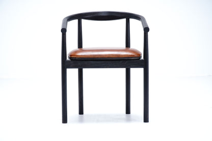 Chaise Serenity en chêne DT78, vue officielle 7. Siège vendu à l’unité.