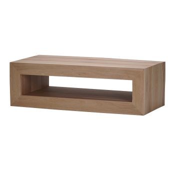 Table basse Épure D914C, 120 × 60 × 39 cm, vue fabricant 1. Autres meubles et décoration vendus séparément.