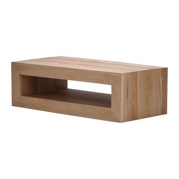 Table basse Épure D914C, 120 × 60 × 39 cm, vue fabricant 2. Autres meubles et décoration vendus séparément.