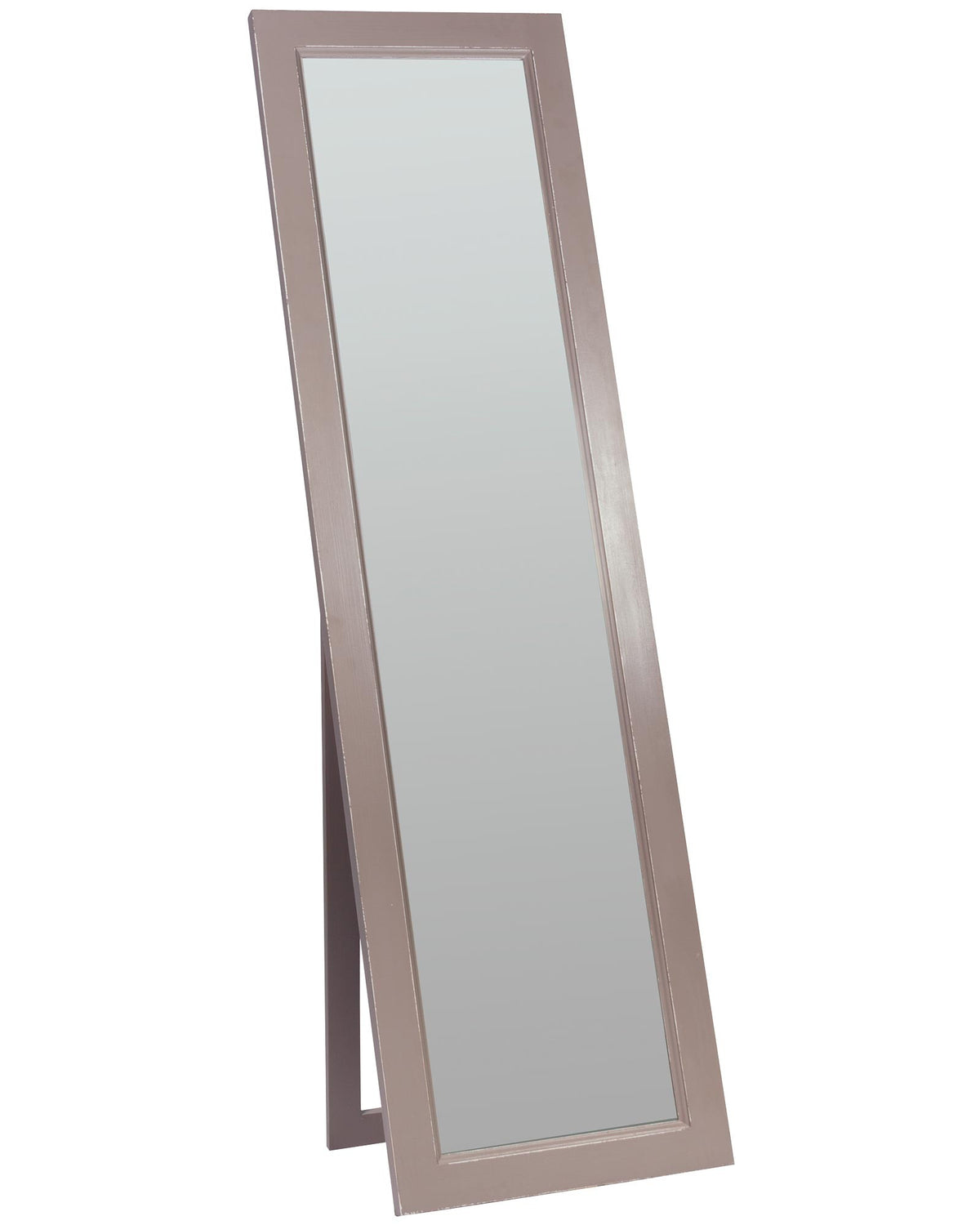 Miroir psyché à cadre en pin D613, 48 × 5 × 170 cm, vue officielle 1. Autres meubles et décoration vendus séparément.
