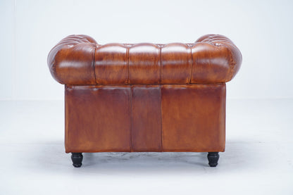 Fauteuil Chesterfield DT31, vue officielle 6. Siège vendu à l’unité.