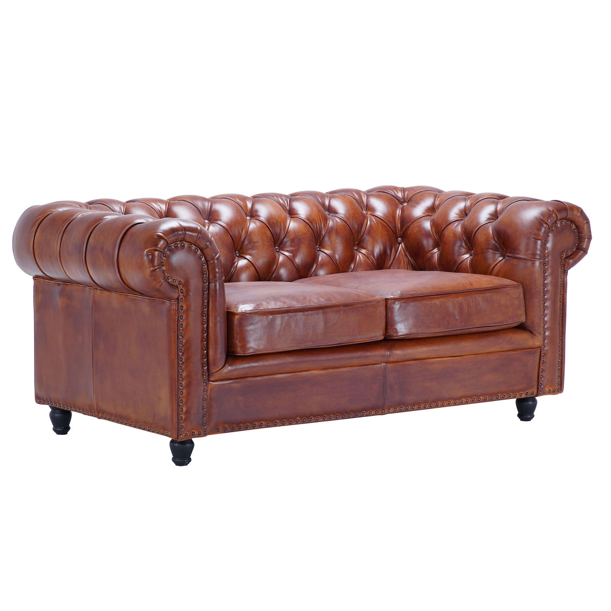 Canapé Chesterfield DT24/180, vue officielle 2. Autres meubles éventuellement présentés vendus séparément.