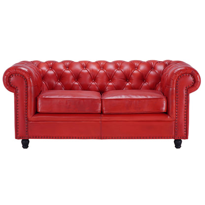 Canapé Chesterfield DT24/180, vue officielle 3. Autres meubles éventuellement présentés vendus séparément.