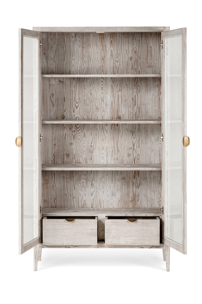 Vitrine Ernest, 2 portes et 2 tiroirs Rosiris D889, vue officielle du fabricant 2. Autres articles et accessoires vendus séparément.
