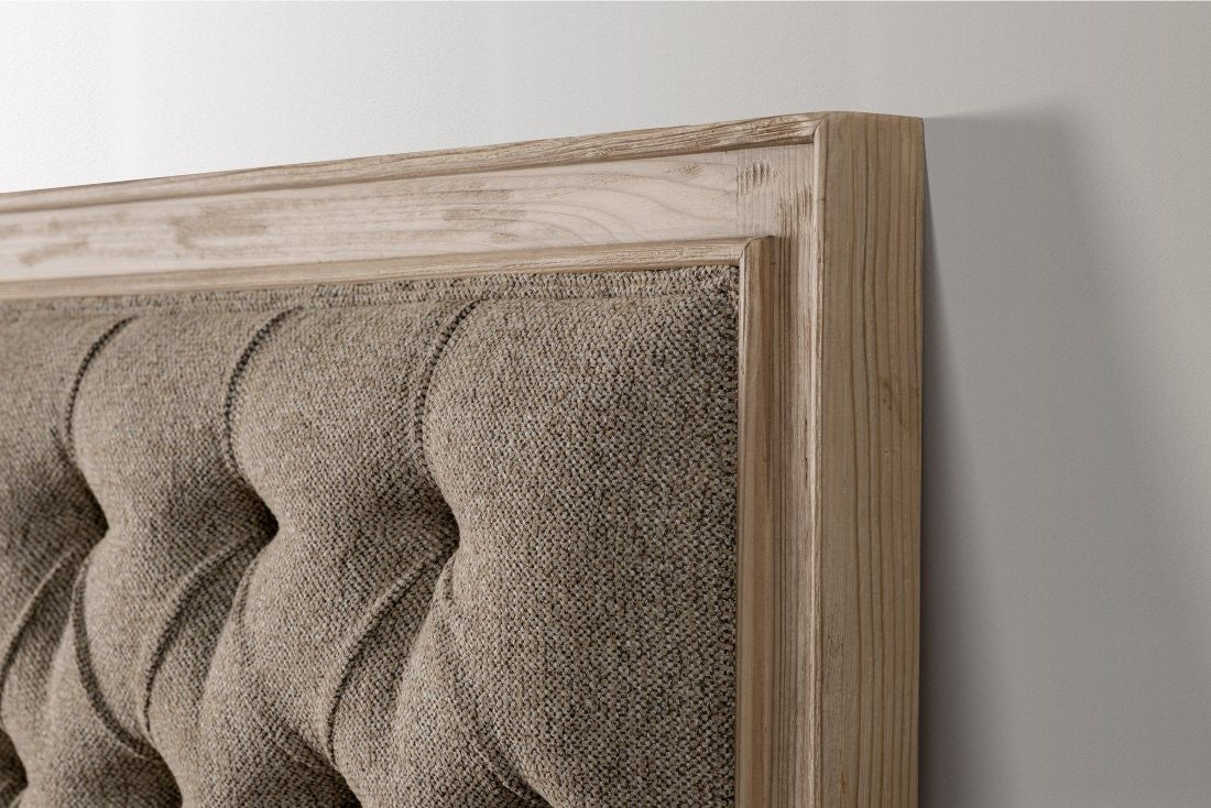 Tête de lit Élodie DT23, format 180 × 8 × 125 cm, vue officielle 2. Tête de lit seule.