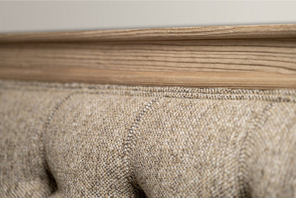 Tête de lit Élodie DT23, format 180 × 8 × 125 cm, vue officielle 3. Tête de lit seule.