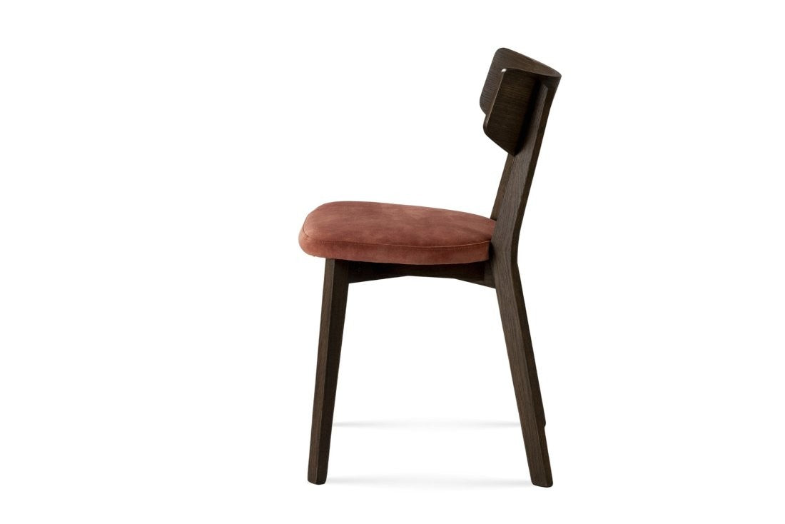 Chaise Giverny en chêne DT83, vue officielle 6. Siège vendu à l’unité.