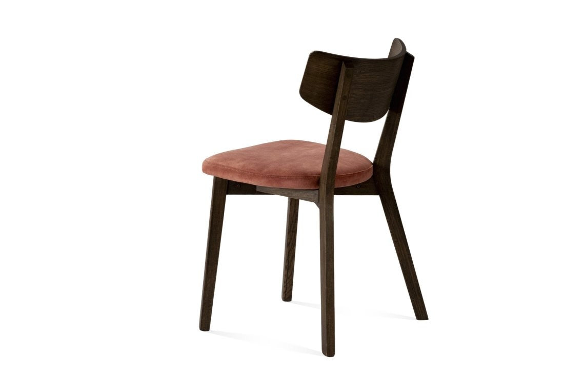 Chaise Giverny en chêne DT83, vue officielle 10. Siège vendu à l’unité.