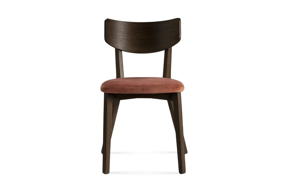Chaise Giverny en chêne DT83, vue officielle 4. Siège vendu à l’unité.