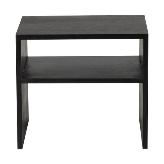 Chevet en chêne D894C, 50 × 40 × 45 cm, vue fabricant 1. Autres meubles et décoration vendus séparément.