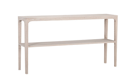 Console Ernest D941 avec étagère, 150 cm en pin, vue principale.