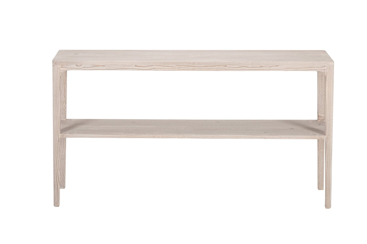 Console Ernest D941 avec étagère, 150 cm en pin, vue complémentaire 2.