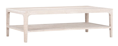Table basse Ernest D942 avec étagère, 130 cm, vue principale.