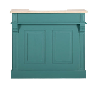 Petit bar D154 en pin, 120 cm, vue principale.