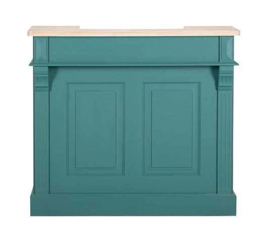 Petit bar D154 en pin, 120 cm, vue principale.