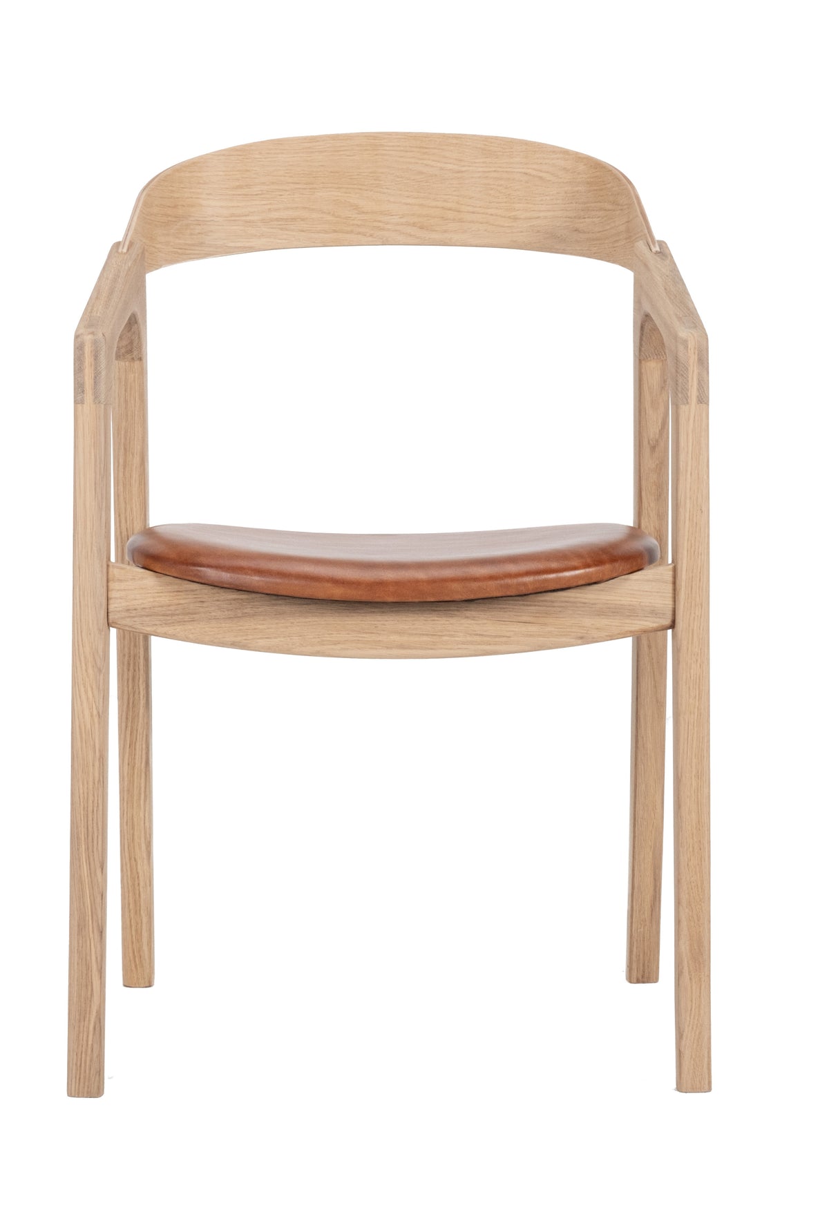 Chaise Lina en chêne DT85, vue officielle 7. Siège vendu à l’unité.