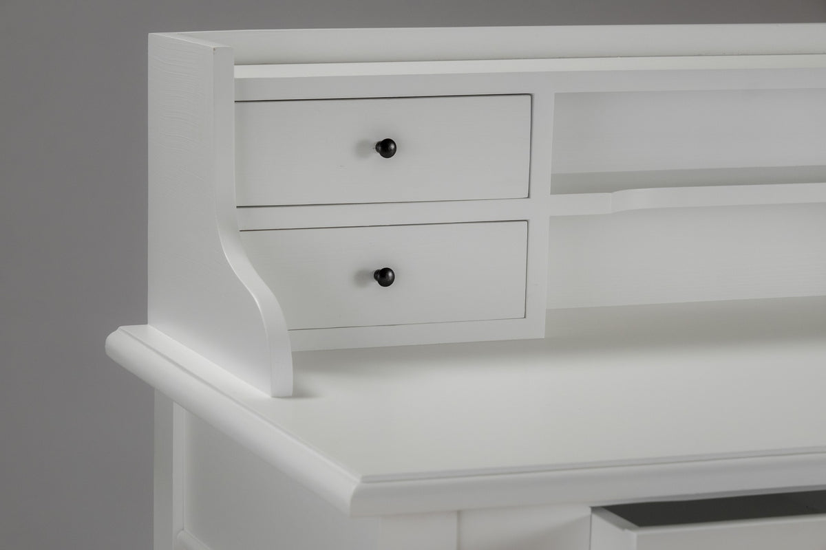 Secrétaire Blaise, 6 tiroirs D467, 115 × 60 × 102 cm, vue officielle 3. Autres meubles et décoration vendus séparément.