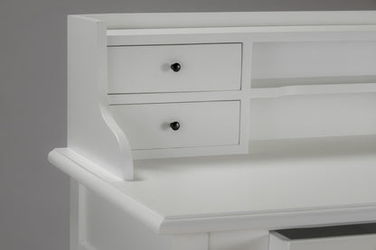 Secrétaire Blaise, 6 tiroirs D467, 115 × 60 × 102 cm, vue officielle 3. Autres meubles et décoration vendus séparément.