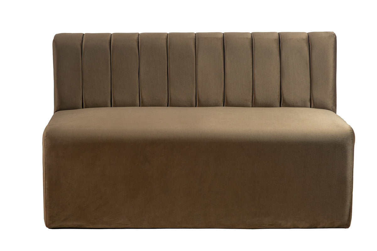 Banquette Odette DT86 Rosiris, photographie officielle du fabricant. Le revêtement présenté est un exemple.