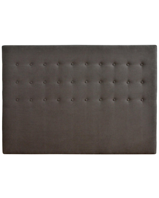 Tête de lit rembourrée DT642, format 100 × 9 × 126 cm, vue officielle 1. Tête de lit seule.