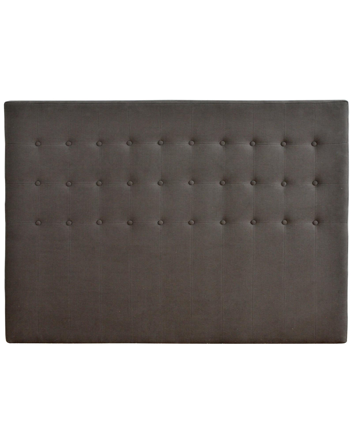 Tête de lit rembourrée DT642, format 190 × 9 × 126 cm, vue officielle 1. Tête de lit seule.