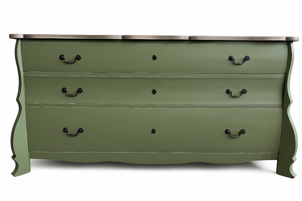 Commode Charlotte D797, 187 × 50 × 90 cm, vue officielle 2. Autres meubles et décoration vendus séparément.