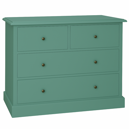 Commode Eugénie, 5 tiroirs D179, 100 × 50 × 90 cm, vue officielle 1. Autres meubles et décoration vendus séparément.