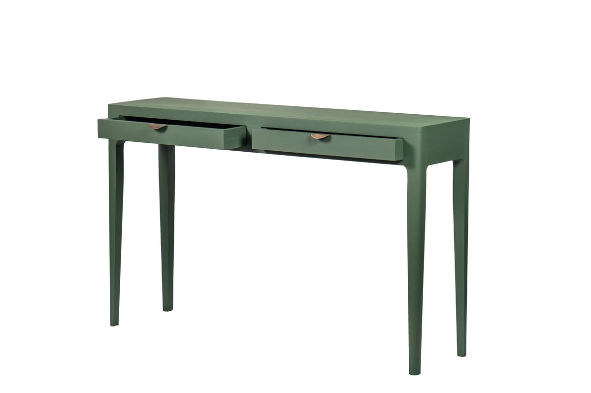 Console Ernest D883, 2 tiroirs, 130 cm en pin, vue complémentaire 4.