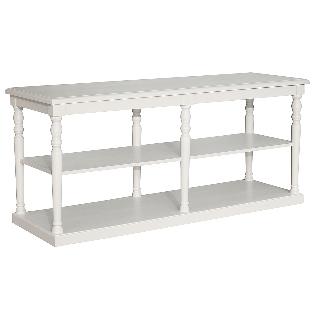 Grande table de drapier D273, 180 × 60 × 90 cm, vue officielle 1. Autres meubles et décoration vendus séparément.