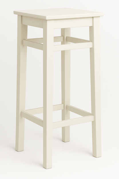 Tabouret de bar D404, 35 × 35 × 79 cm, vue officielle 2. Autres meubles et décoration vendus séparément.