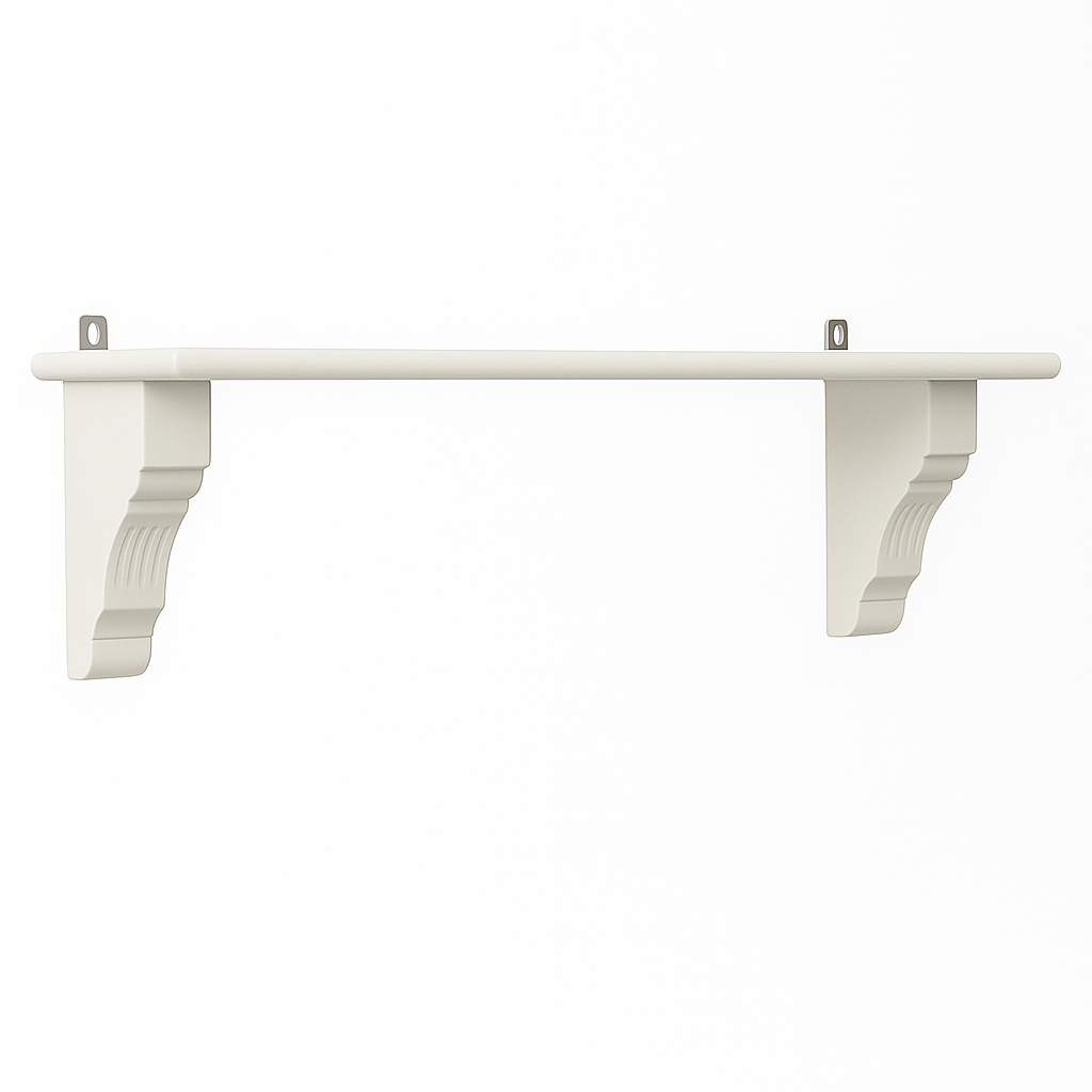 Étagère murale Rosiris D480 en pin, 70 cm de large.