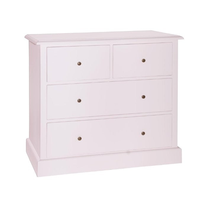 Commode Eugénie, 5 tiroirs D179, 100 × 50 × 90 cm, vue officielle 3. Autres meubles et décoration vendus séparément.