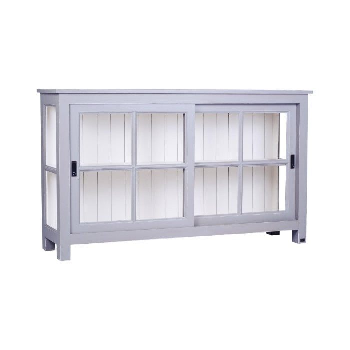 Buffet à portes coulissantes, 2 portes et 1 tiroir Rosiris D595INF, vue officielle du fabricant 2. Autres articles et accessoires vendus séparément.