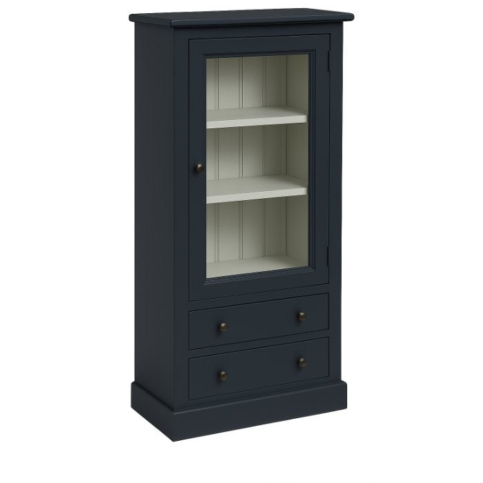 Petite vitrine, 1 porte et 2 tiroirs Rosiris D606, vue officielle du fabricant 4. Autres articles et accessoires vendus séparément.