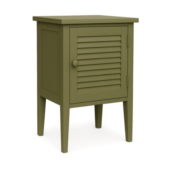 Chevet Lucien Persienne D627, 45 × 35 × 70 cm, vue officielle 3. Autres meubles et décoration vendus séparément.