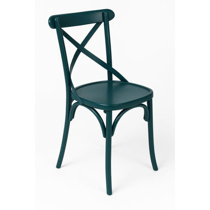 Chaise en hêtre D638, 40 × 53 × 85 cm, vue officielle 3. Autres meubles et décoration vendus séparément.
